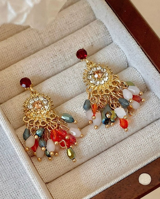 民族調カラフルピアス