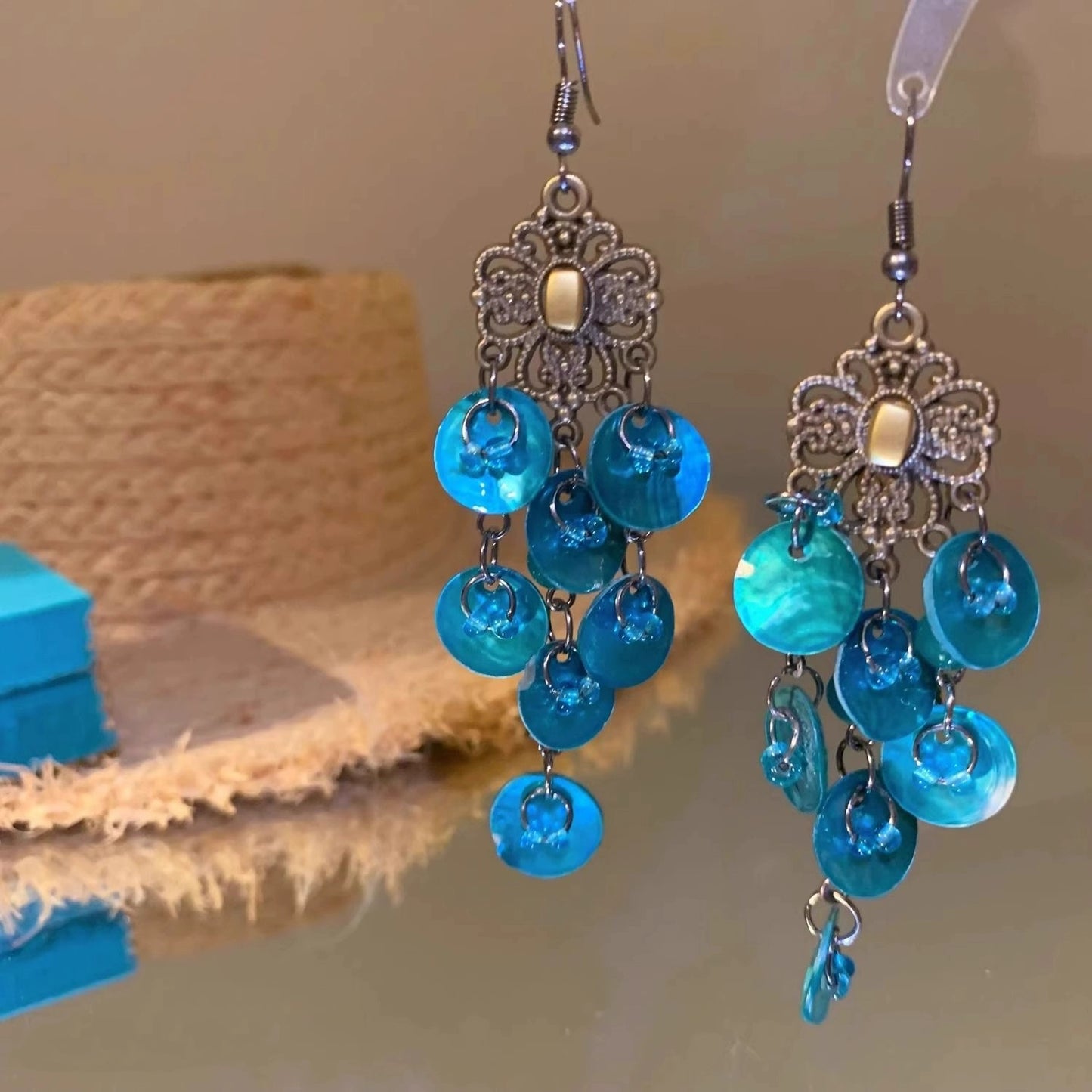 ヴィンテージシェルピアス(Summer)