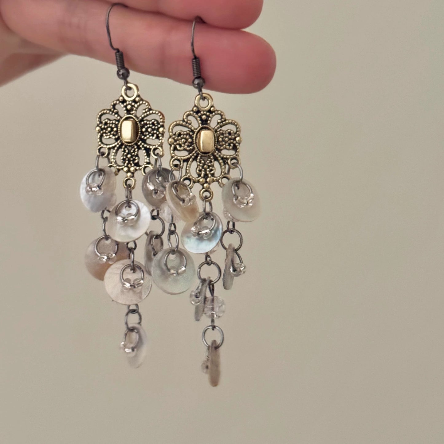 ヴィンテージシェルピアス(Autumn)
