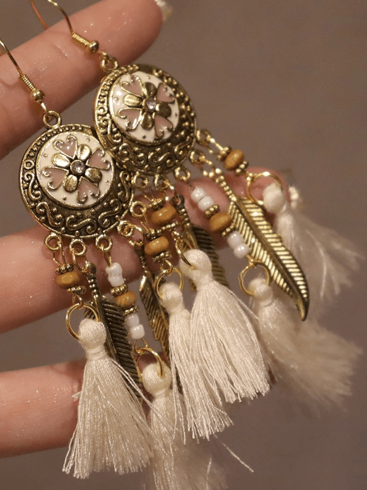 レトロタッセルピアス