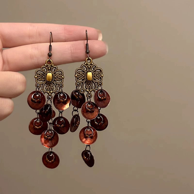ヴィンテージシェルピアス(Autumn)