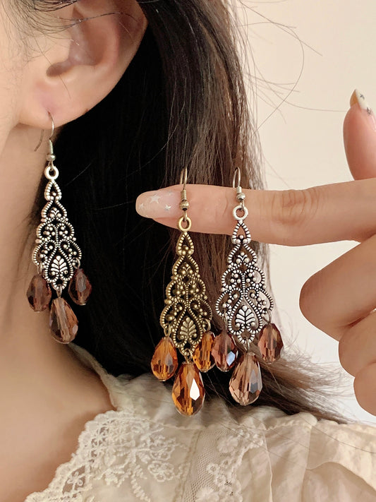 アンティークティアドロップピアス